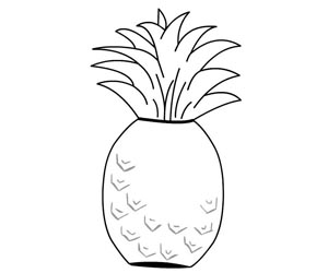 pineapple drawings