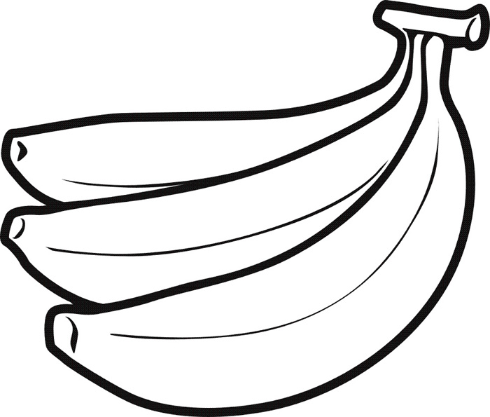 Illustration Fresh Banana Fruit Line Art Stock Illustration 2287668067 |  Shutterstock